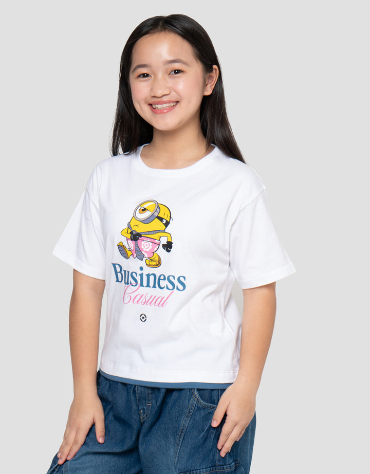 Character Rib Minion Kaos Anak Perempuan