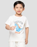 Little M Little Dino Print Kaos Anak Laki-laki
