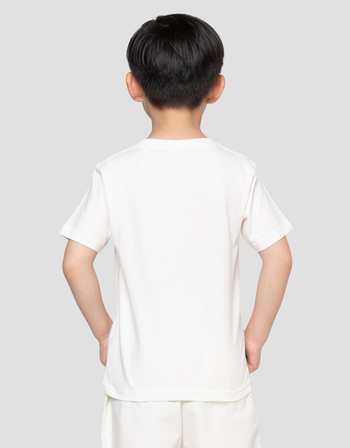 Little M Little Dino Print Kaos Anak Laki-laki