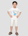 Little M Little Dino Print Kaos Anak Laki-laki