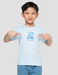 Little M Print Ride A Bike Kaos Anak Laki-laki