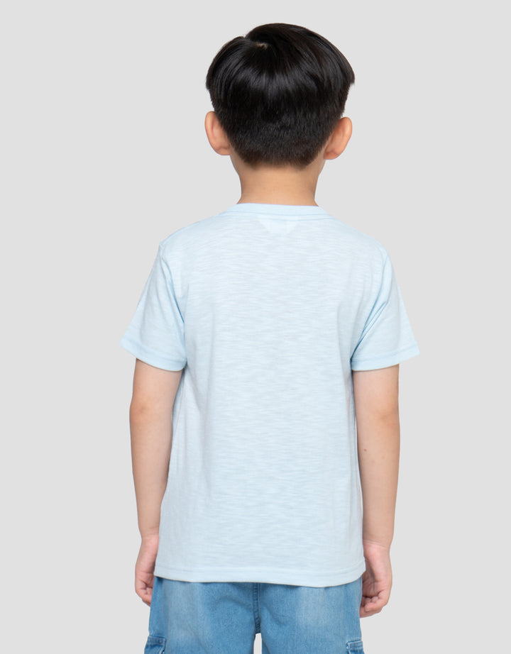 Little M Print Ride A Bike Kaos Anak Laki-laki