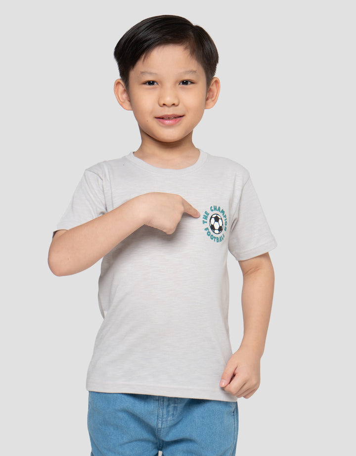 Little M Print The Champion Football Kaos Anak Laki-laki