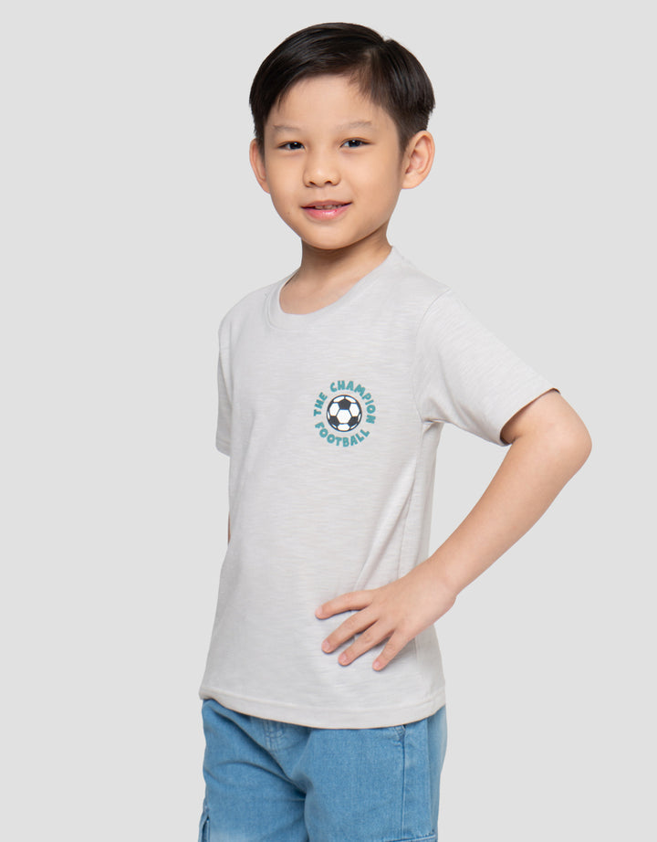 Little M Print The Champion Football Kaos Anak Laki-laki