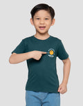 Little M Print Basketball Sport Kaos Anak Laki-laki