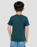 Little M Print Basketball Sport Kaos Anak Laki-laki