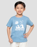 Little M Non Stop Plans Print Kaos Anak Laki-laki