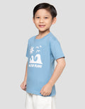 Little M Non Stop Plans Print Kaos Anak Laki-laki