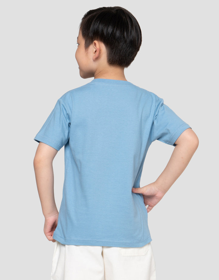 Little M Non Stop Plans Print Kaos Anak Laki-laki