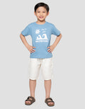 Little M Non Stop Plans Print Kaos Anak Laki-laki