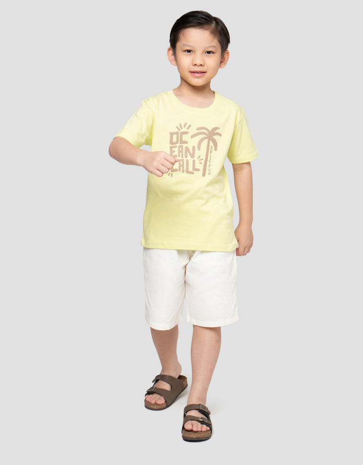 Little M Ocean Call Print Kaos Anak Laki-laki