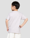 Little M Outline Big Dino Print Kaos Anak Laki-laki