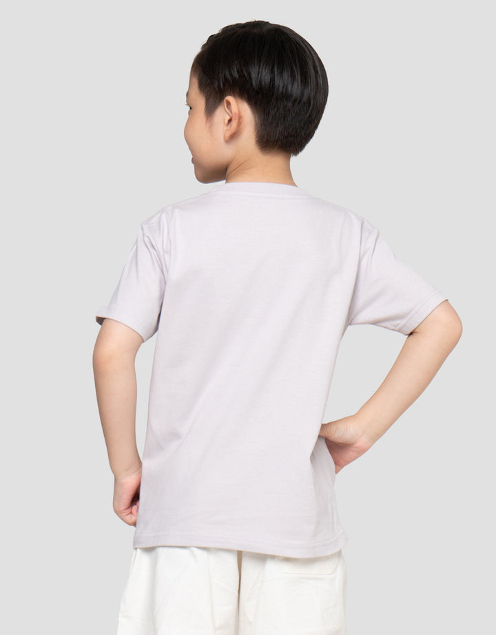 Little M Outline Big Dino Print Kaos Anak Laki-laki