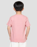 Little M Outline Smile A Lot Print Kaos Anak Laki-laki
