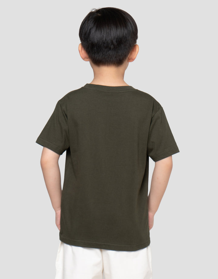 Little M Fun Dude Print Kaos Anak Laki-laki