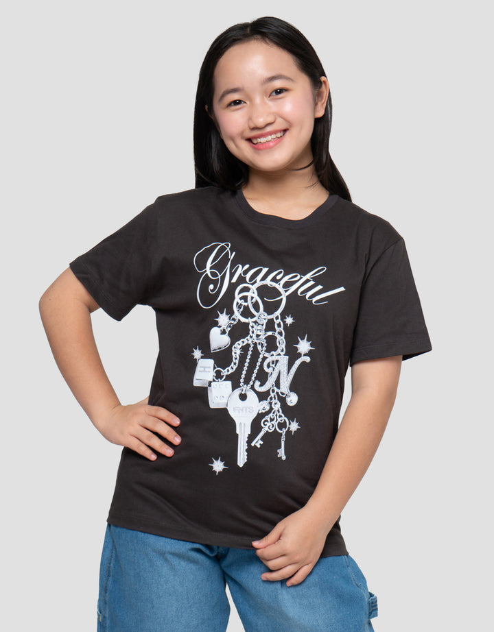 Nevada Jeychain Sablon Kaos Anak Perempuan