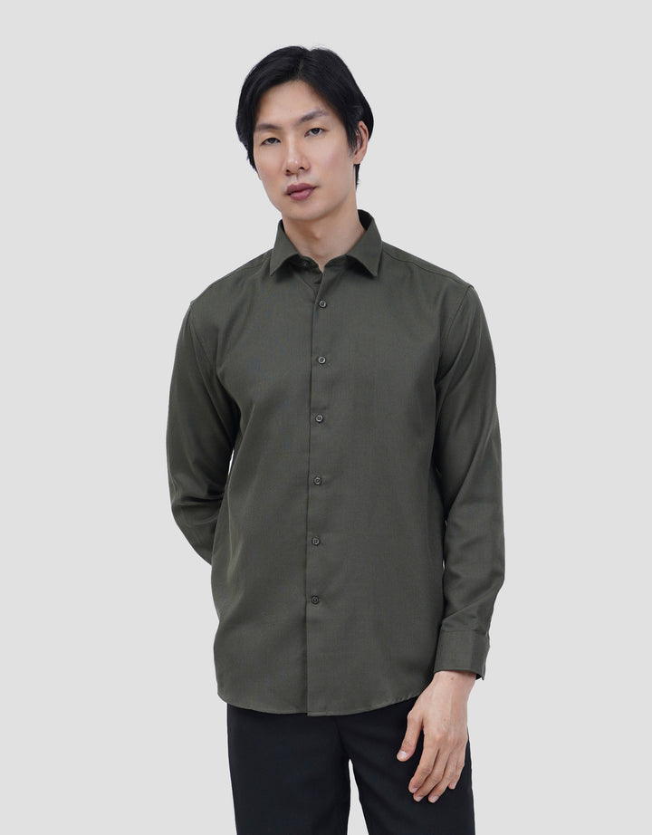 COLE SOLID TEXTURE KEMEJA PRIA