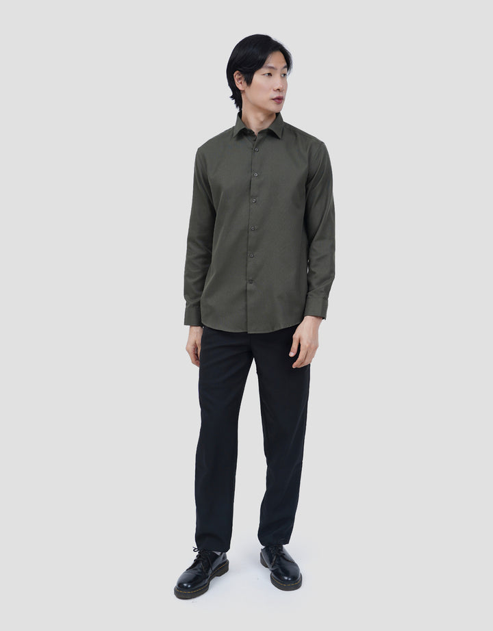 COLE SOLID TEXTURE KEMEJA PRIA