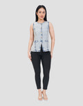SUKO ROMPI VEST JEANS WANITA