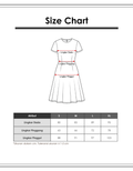 Suko Sleeveless Pleated Neck Dress Denim Wanita