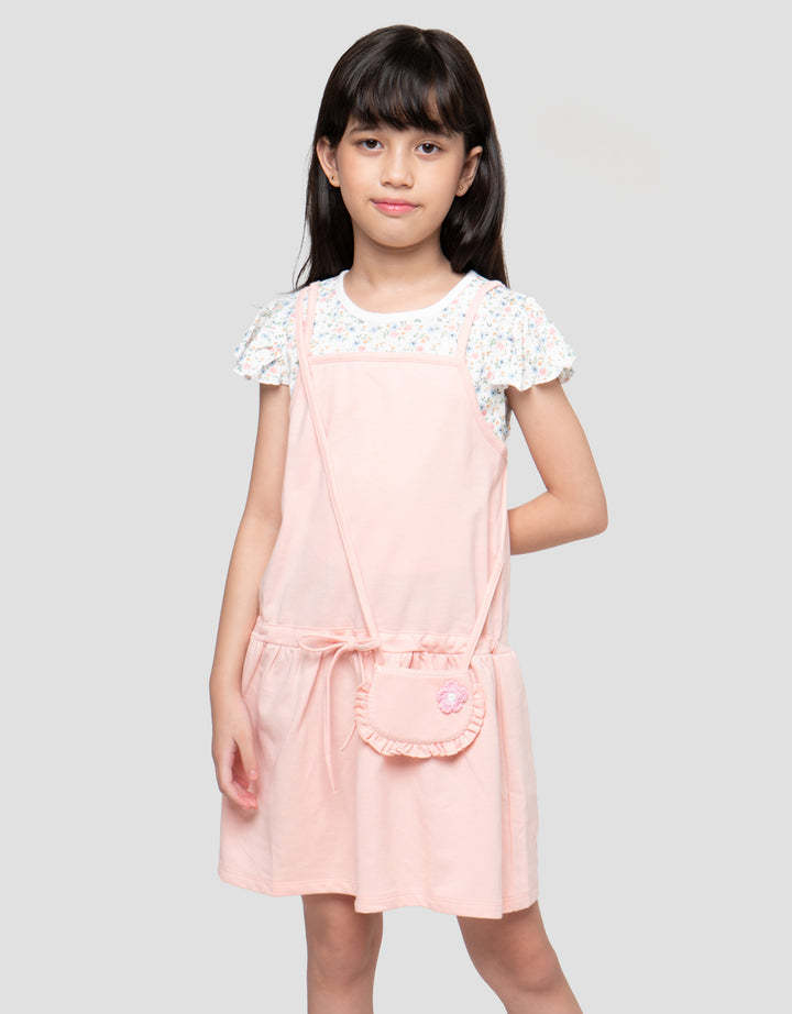 Little M Knit Combi Tas Dress Anak Perempuan