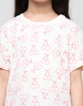 Little M Aop Cherry Print Kaos Anak Perempuan