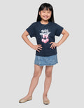 Little M Wild Cherry Print Kaos Anak Perempuan