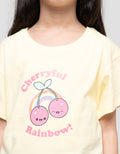 Little M Cherryful Print Kaos Anak Perempuan