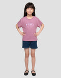 Little M Feel The Music Print Kaos Anak Perempuan