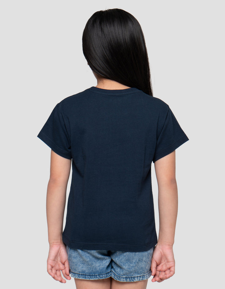 Little M Hey Girl Print Kaos Anak Perempuan