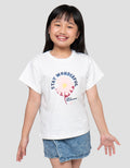 Little M Flower Print Kaos Anak Perempuan