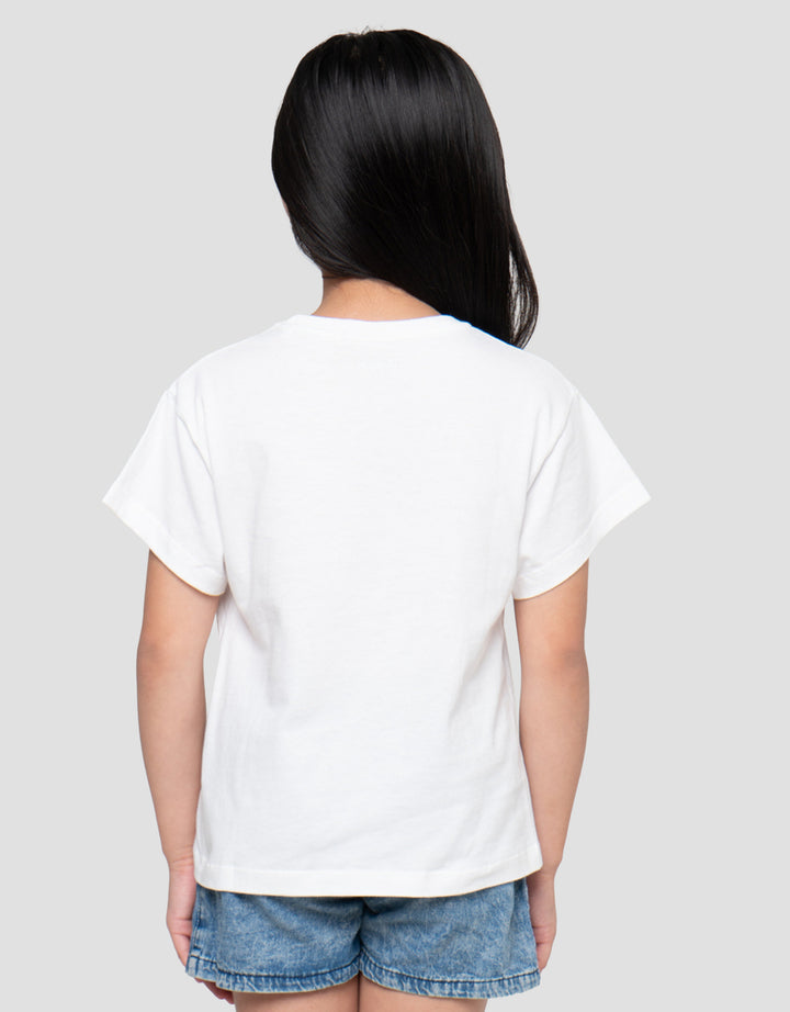 Little M Flower Print Kaos Anak Perempuan