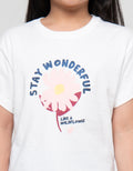 Little M Flower Print Kaos Anak Perempuan