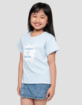 Little M Flower 3 Print Kaos Anak Perempuan