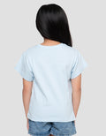 Little M Flower 3 Print Kaos Anak Perempuan