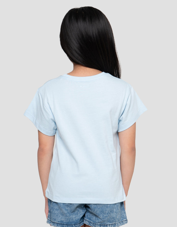 Little M Flower 3 Print Kaos Anak Perempuan