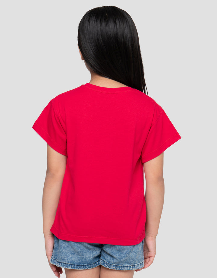 Little M Flower 4 Print Kaos Anak Perempuan