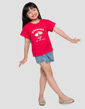 Little M Flower 4 Print Kaos Anak Perempuan