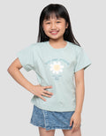 Little M Flower 5 Print Kaos Anak Perempuan