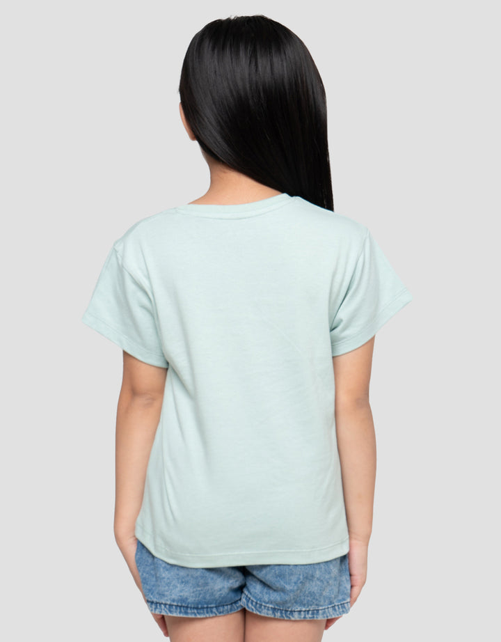 Little M Flower 5 Print Kaos Anak Perempuan