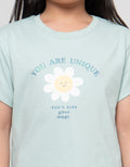 Little M Flower 5 Print Kaos Anak Perempuan