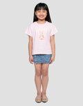 Little M Amour Bunny Print Kaos Anak Perempuan