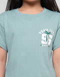 Little M Varsity Number Print Kaos Anak Perempuan