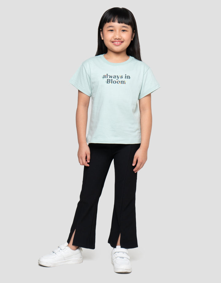LITTLE M ALWAYS IN BLOOM KAOS ANAK PEREMPUAN