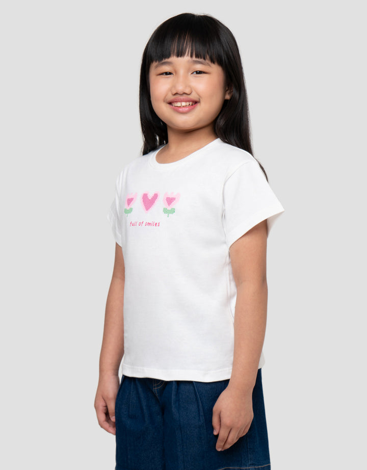 LITTLE M FLOWER KAOS ANAK PEREMPUAN