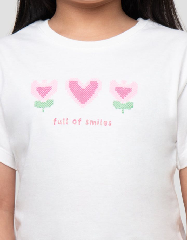 LITTLE M FLOWER KAOS ANAK PEREMPUAN