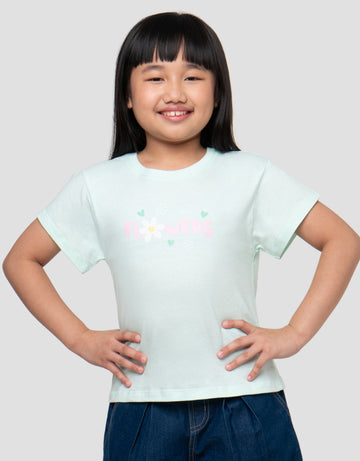 LITTLE M FLOWER KAOS ANAK PEREMPUAN