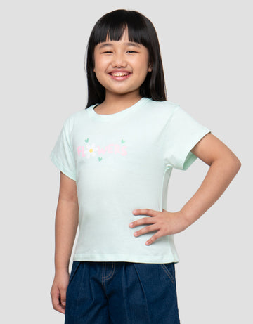 LITTLE M FLOWER KAOS ANAK PEREMPUAN