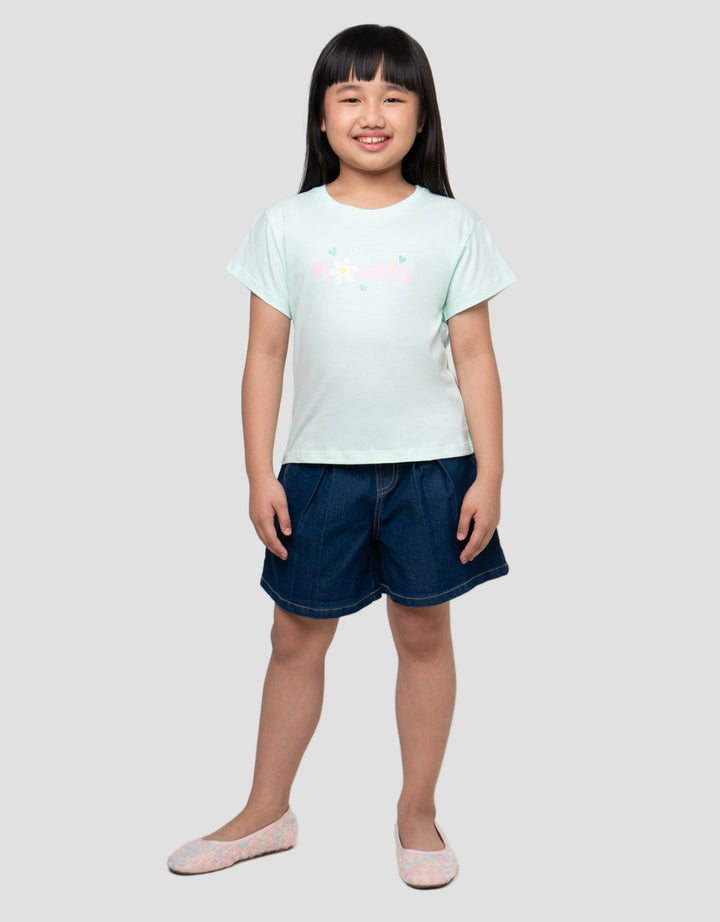 LITTLE M FLOWER KAOS ANAK PEREMPUAN