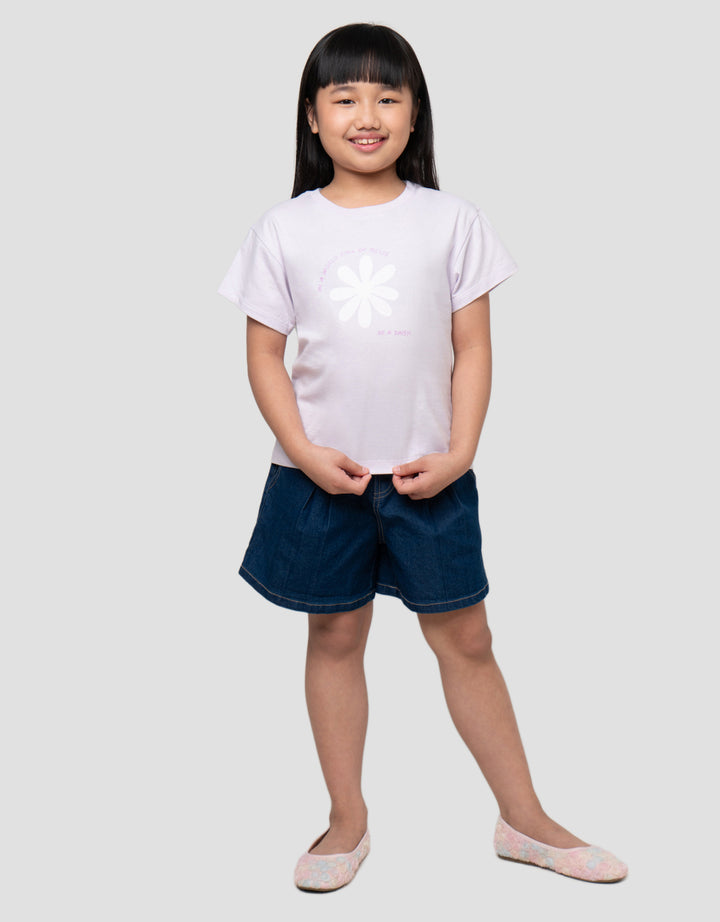 LITTLE M FLOWER KAOS ANAK PEREMPUAN